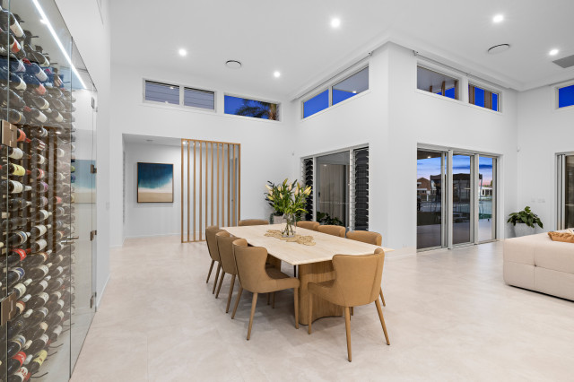 Lotus by Antech Constructions contemporary-dining-room