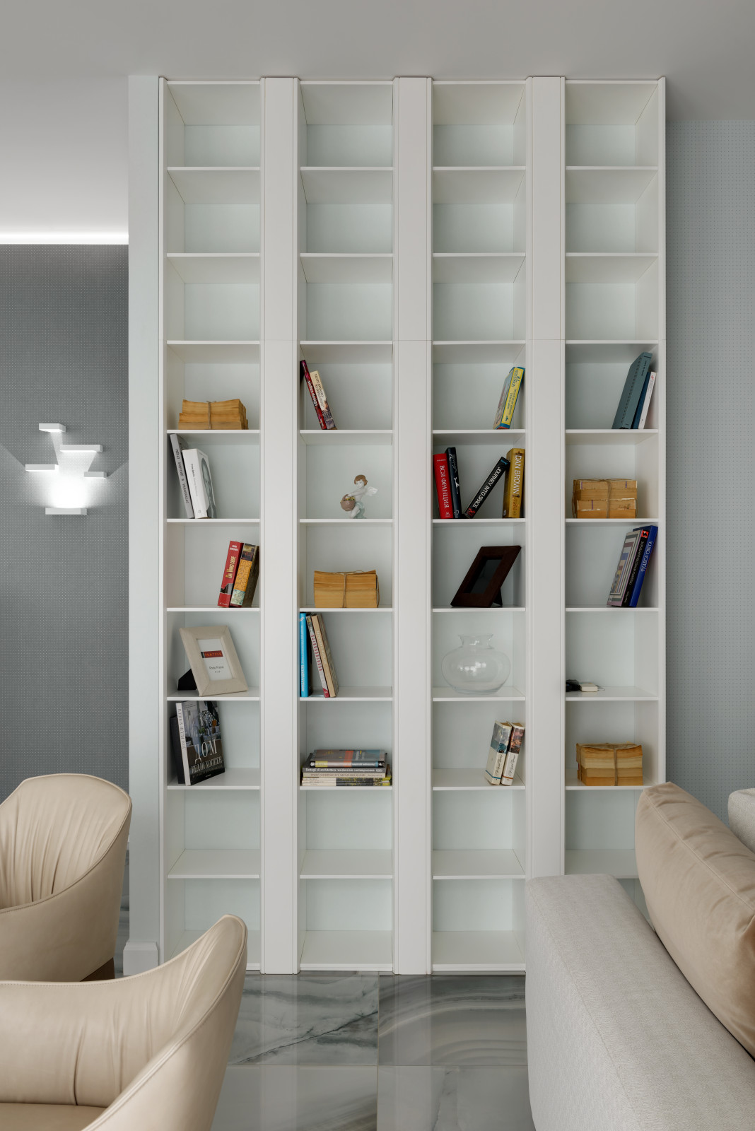 Гостиная - Энергия гармонии. Квартира для молодой пары.