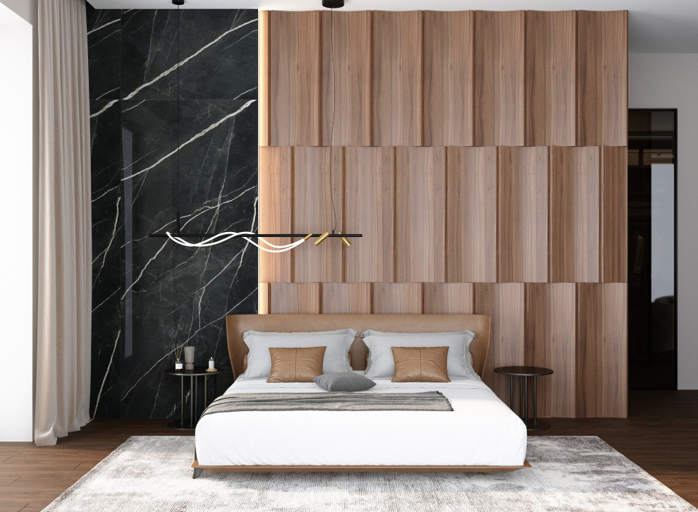 Мастер - спальня в загородном доме г. Москва