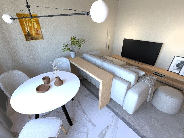 Красноярск,квартира для молодой семьи. Гостиная. 2022 г