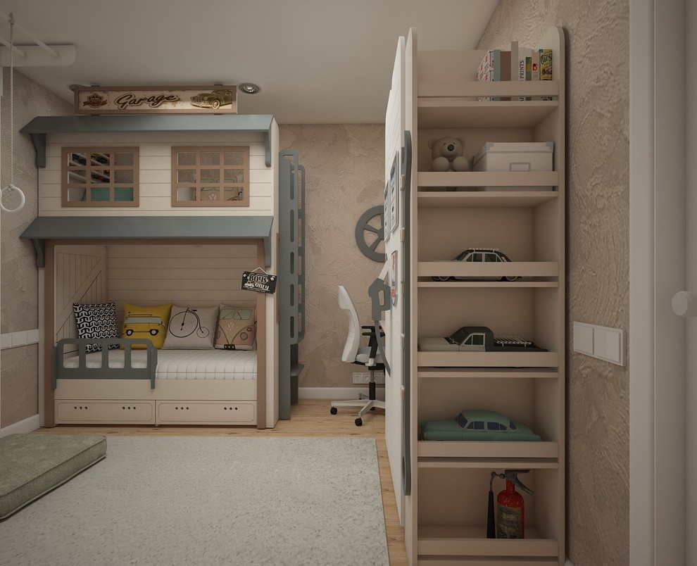 Комната для мальчика в стиле гараж