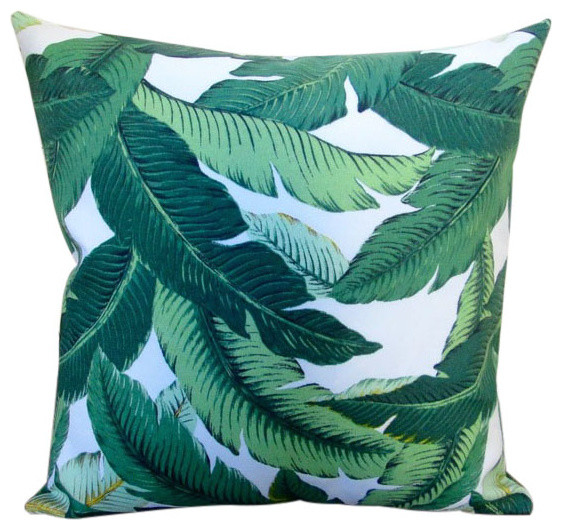 18 Indoor Outdoor Emerald Tropical Palm Leaf Throw Pillows Set Of 18 Indoor Outdoor Emerald Tropical Palm Leaf Throw Pillows Set Of 2 Cushions And By
