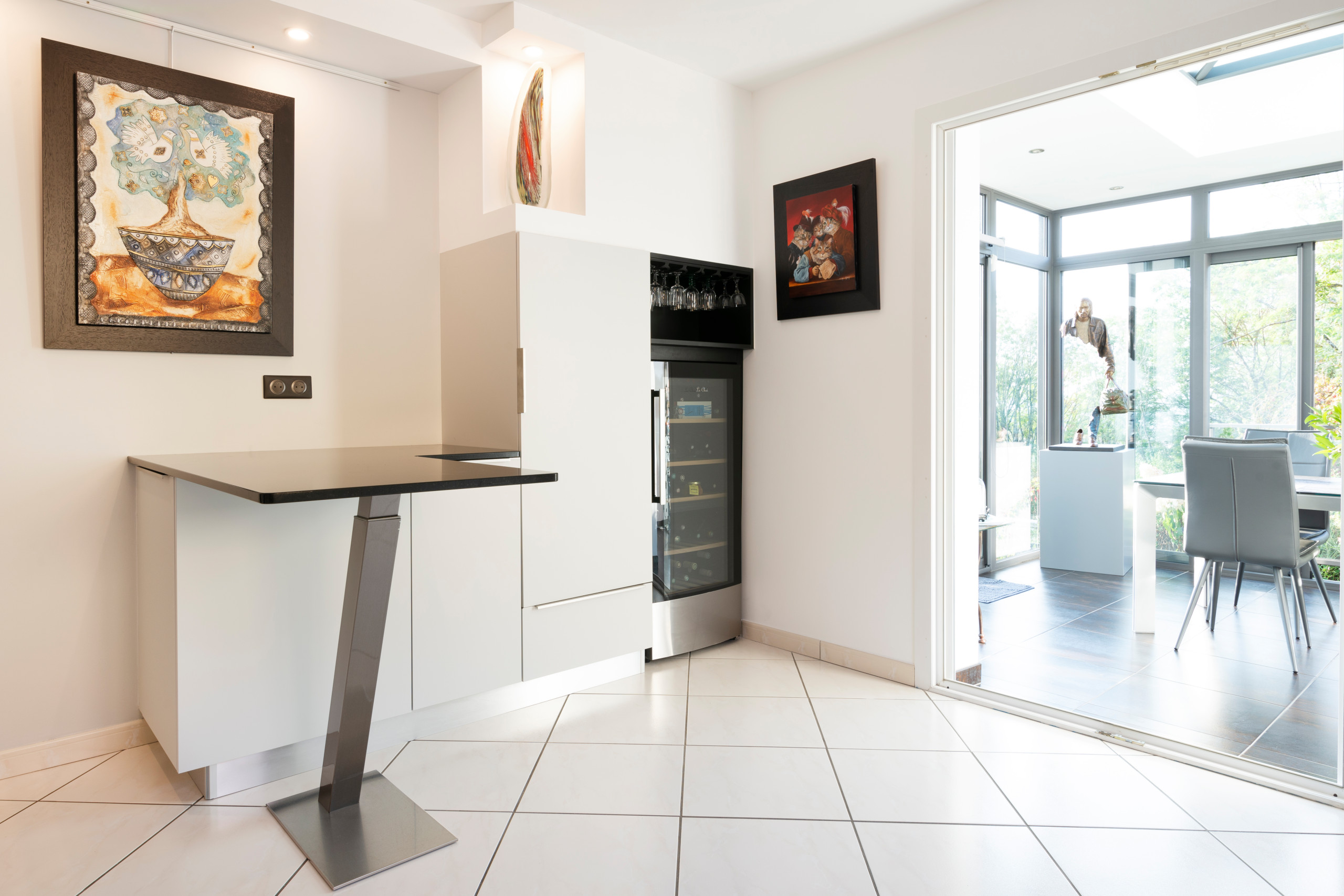 Rencontre entre cuisine et galerie d'arts
