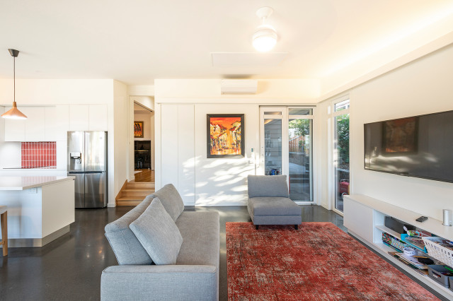 Lesh House contemporary-living-room