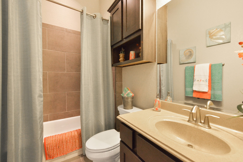Inspiration for a transitional bathroom remodel in Austin