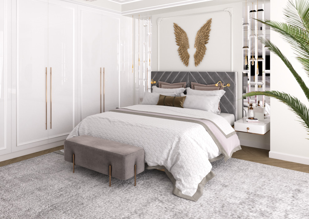 Визуализация спальни 36м2