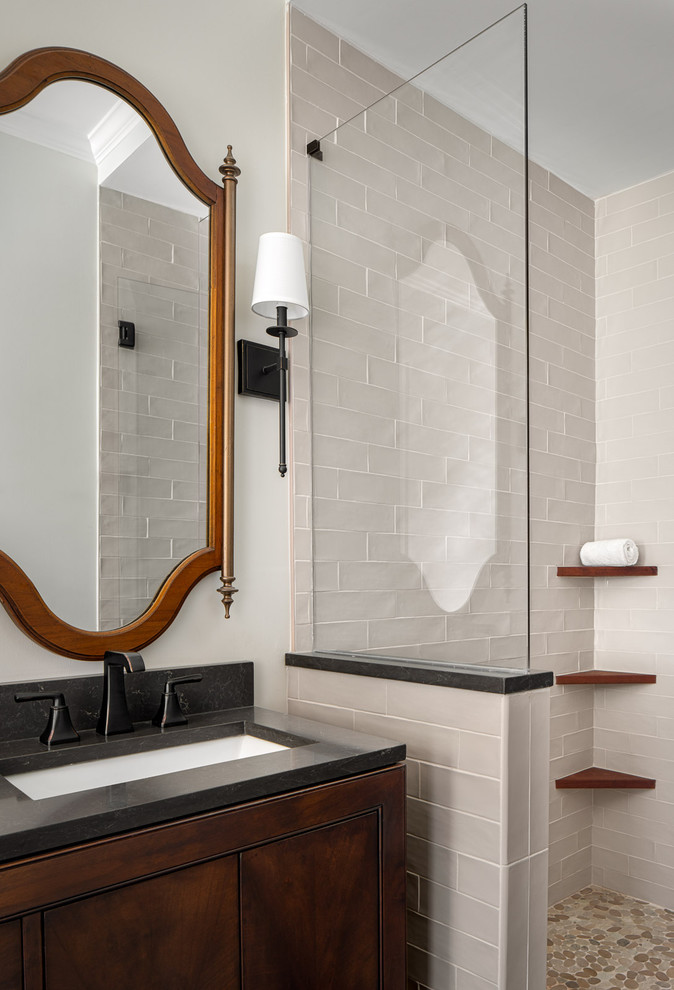 Guest & Master Bathroom Remodel in Atlanta - Transitional - Bathroom ...