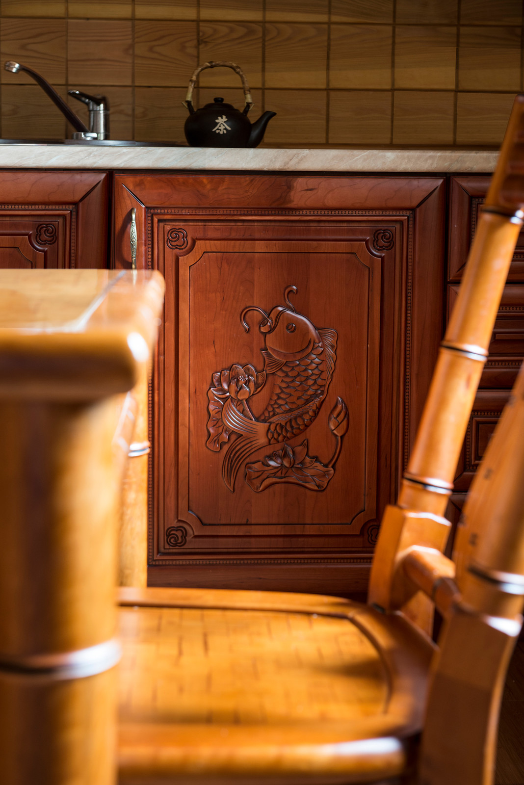 Интерьер в этническом стиле. Фотосъемка для журнала "Красивые деревянные дома"