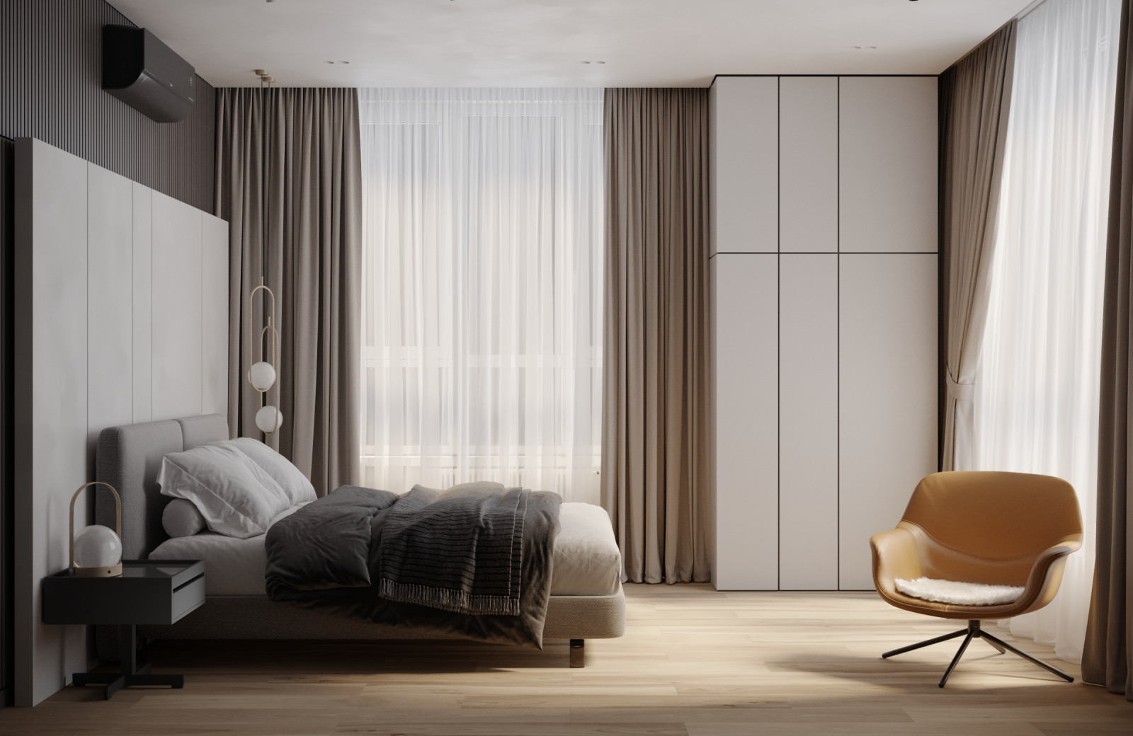 Дизайн проект квартиры в ЖК "Огни"