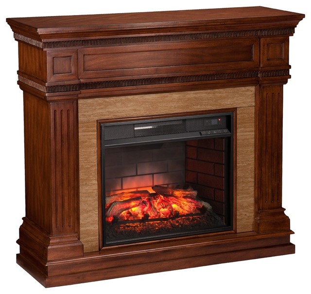 Boston Loft Furnishings Lena Infrared Electric Fireplace Boston Loft Furnishings Lena Infrared Electric Fireplace Traditional Indoor Fireplaces By The Mine