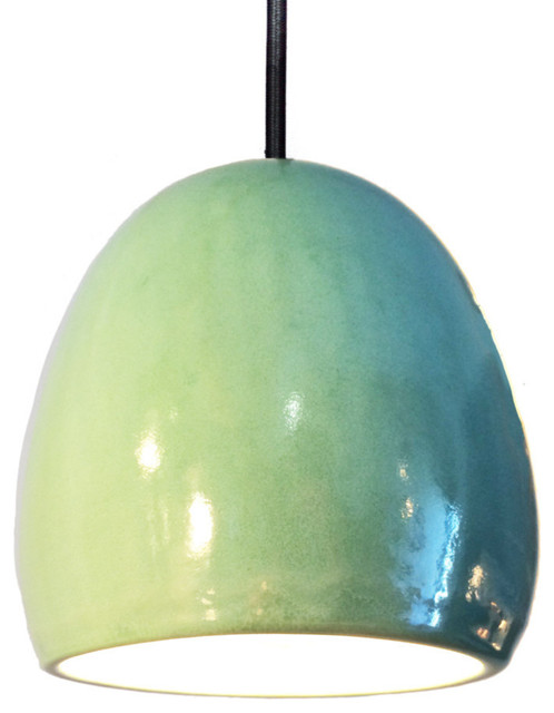 Porcelain Ceramic Celadon Clay Pendant Light Contemporary Porcelain Ceramic Celadon Clay Pendant Light Contemporary Lighting By Hammers Heels
