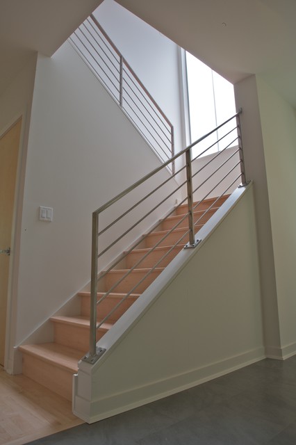 STAINLESS RAILINGS - Contemporary - Staircase - Chicago ...