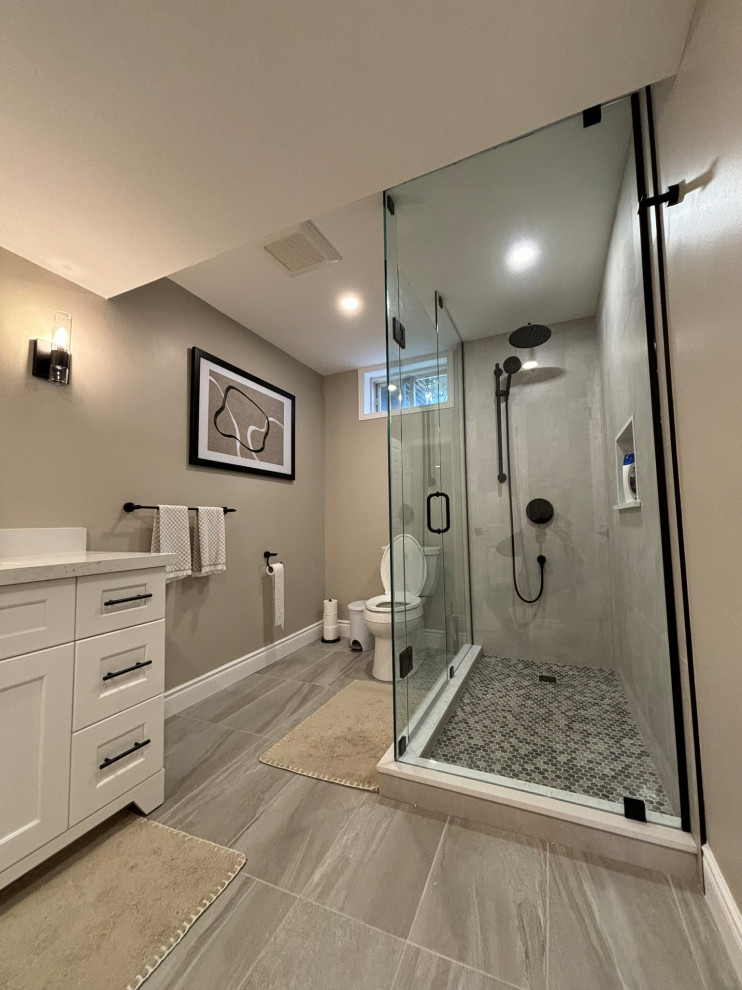 Dianne & Steven's Basement Bathroom (From Scratch)