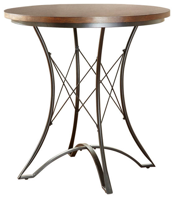 Round 36 Inch Counter Height Kitchen Dining Table Industrial Dining Tables By Hilton Furnitures