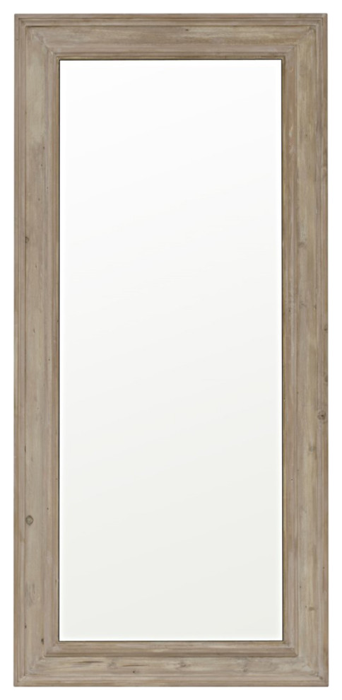 Reclaimed Lumber Floor Mirror