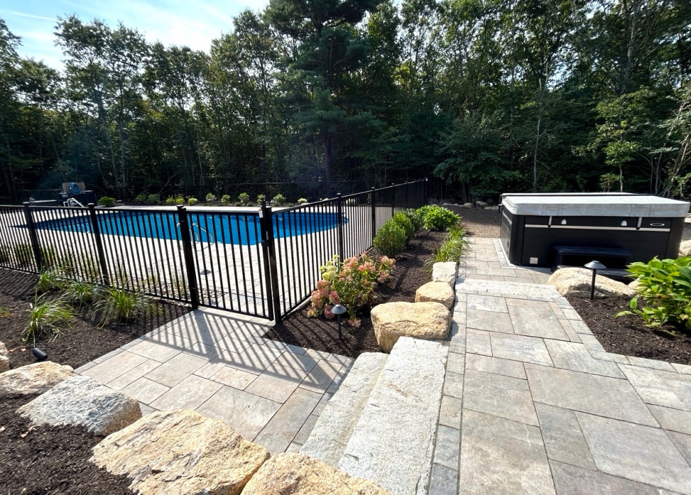 Family Time in Tiverton-Pool and Landscape Makeover