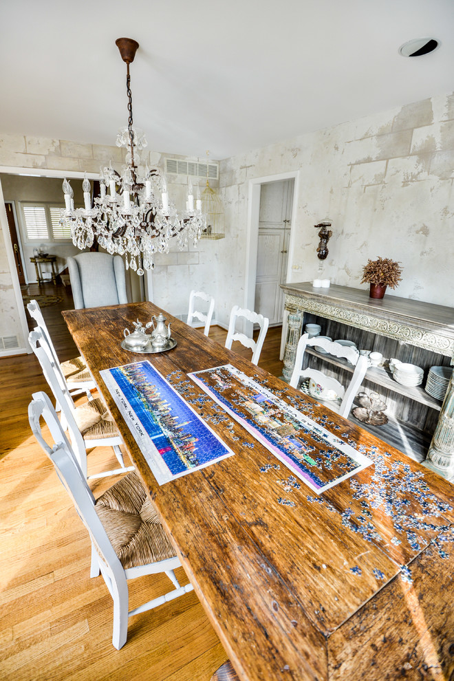 Mountain style dining room photo in Baltimore