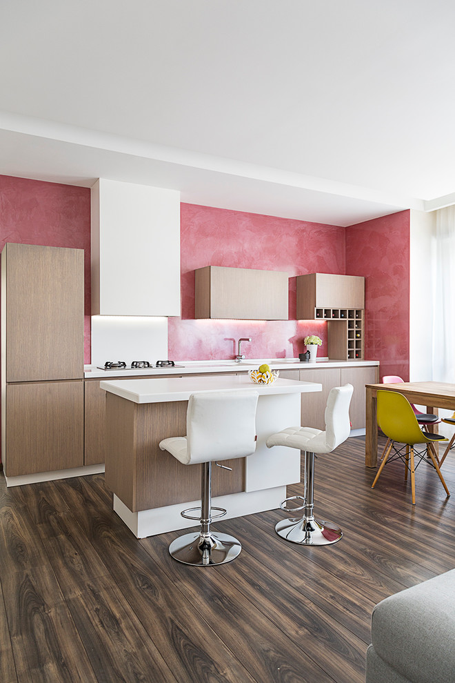 Inspiration for a modern kitchen in Rome.