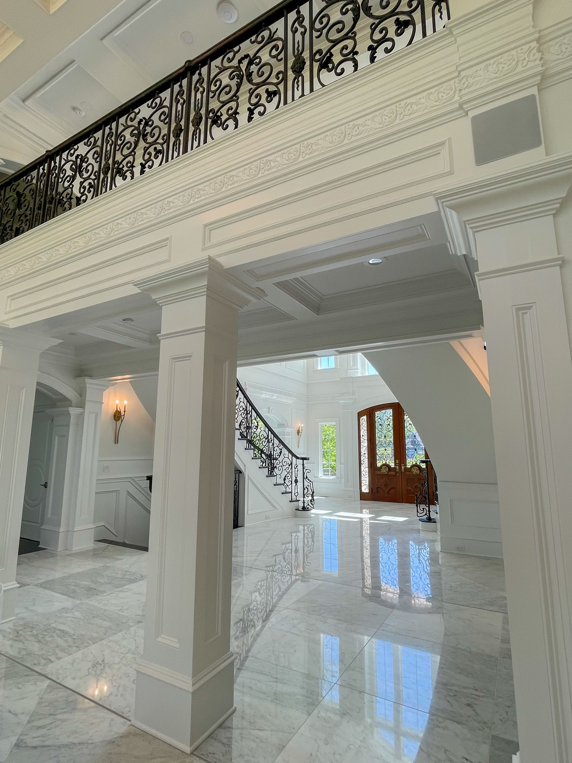 92_Grand Double Staircase in Exquisite Custom Home, Great Falls VA 22066