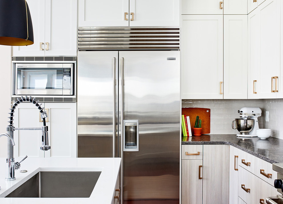 Transitional kitchen photo in DC Metro