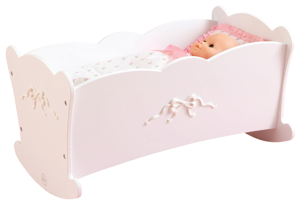 KidKraft Tiffany Bow Doll Cradle Contemporary Kids Toys And Games