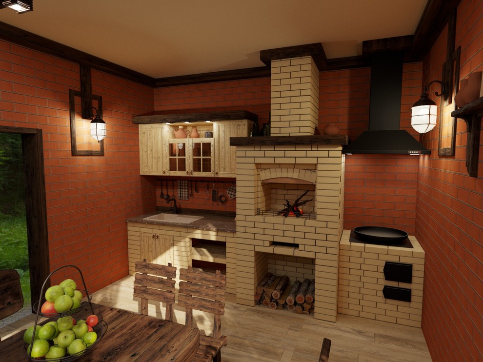 Беседка в загородном доме