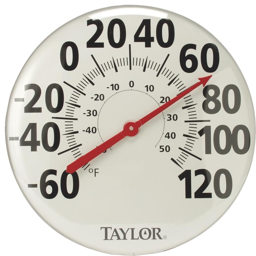 Taylor Precision Outdoor Thermometer 681 Decorative Thermometers by Hipp Hardware Plus