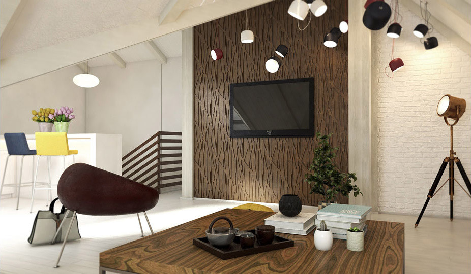 Дизайн-проект мансарды