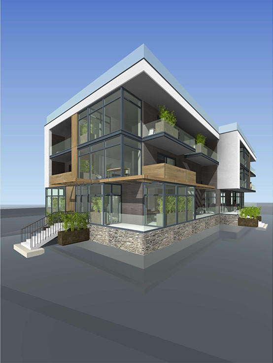 Проект хайтек резиденции