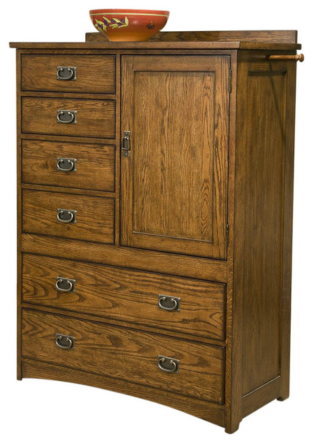 Emma Mason Signature Hill Truck 6 Drawer Chest with Door in Mission