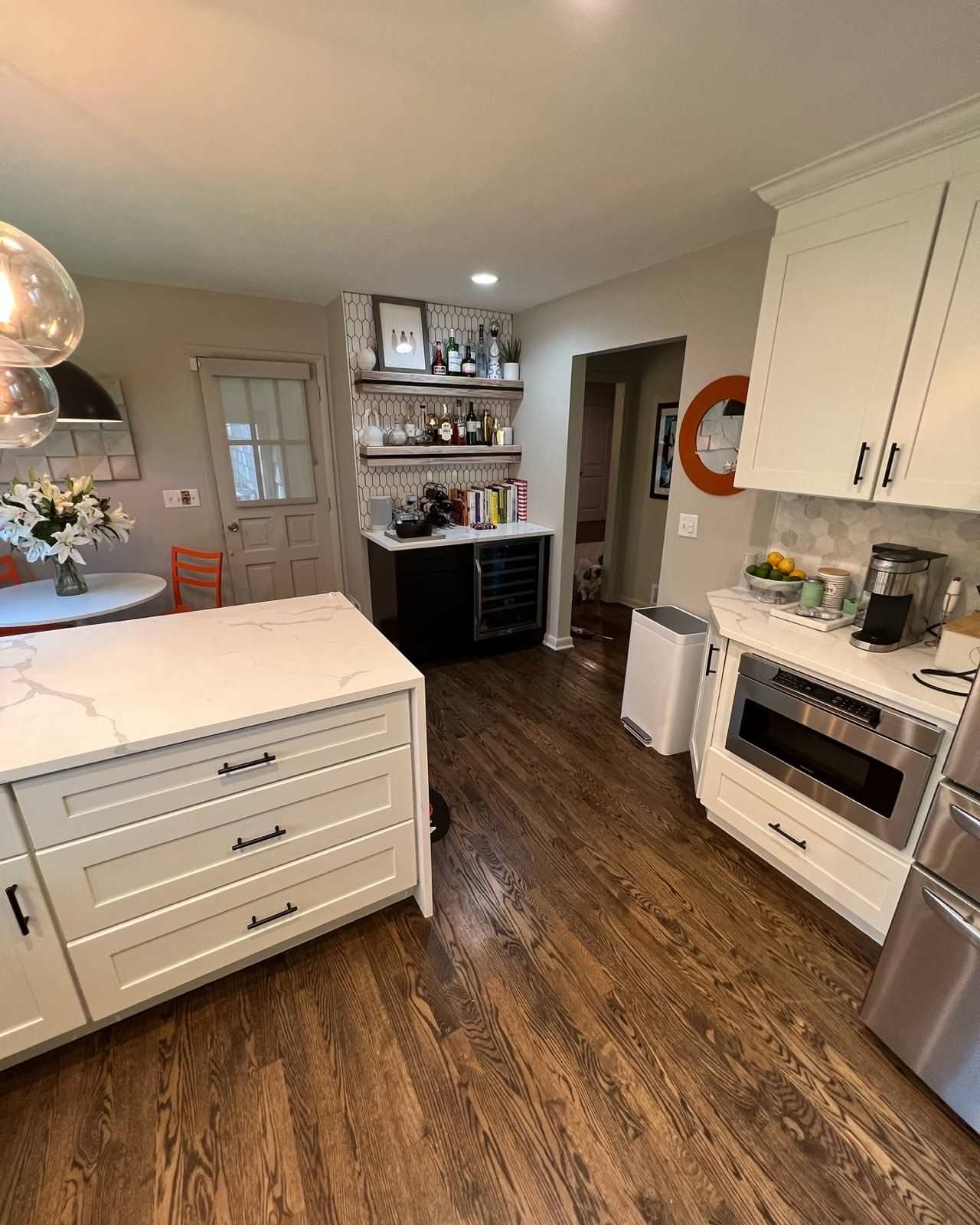 Kitchen Renovation With New Flooring