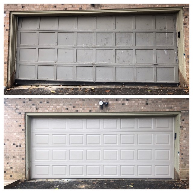 Before and After Garage Louisville par Absolute Overhead Door