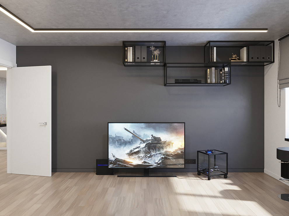 Бетон и дерево