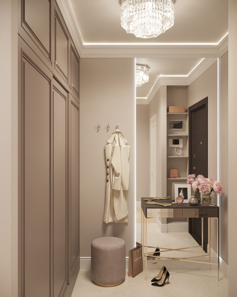 Прихожая в новом ЖК на Парфеновской