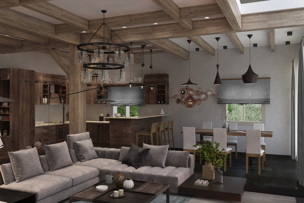 Интерьер дома-шале