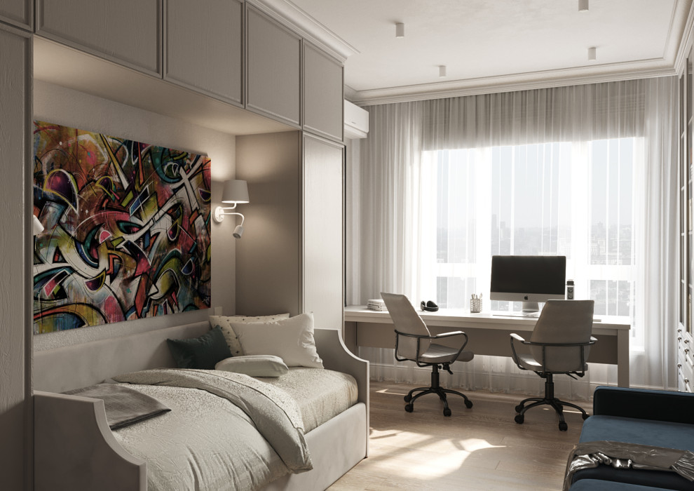 Дизайн-проект квартиры в ЖК Солнечный олимп