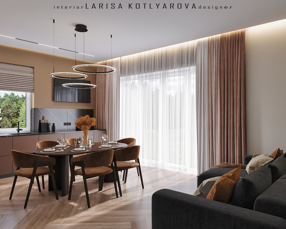 Дизайн-проект дома 105 кв.м. г. Ростов-на-Дону