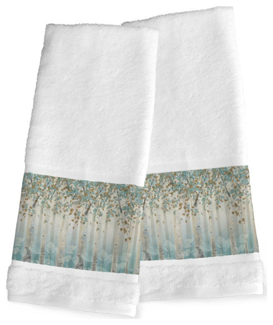 Dream Forest Hand Towel Set Bath Towels by Laural Home Houzz