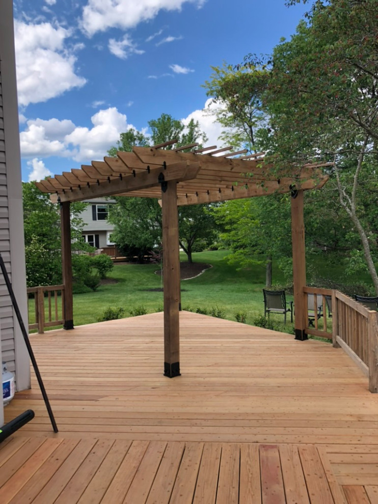Shady Pergola Build - After