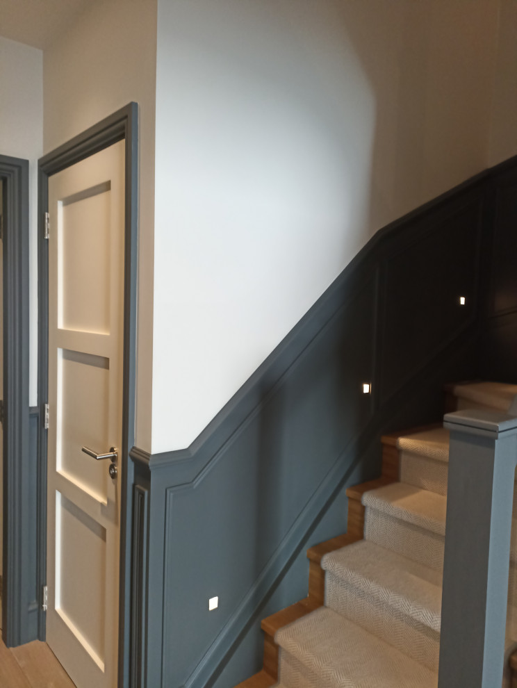 Hallway panelling, dado rail and full decoration - Notting Hill