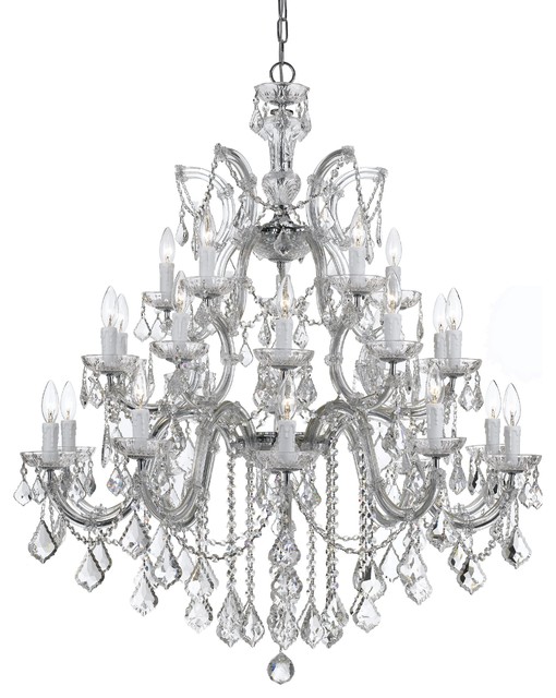 Maria Theresa 26 Light Crystal Chandelier Traditional