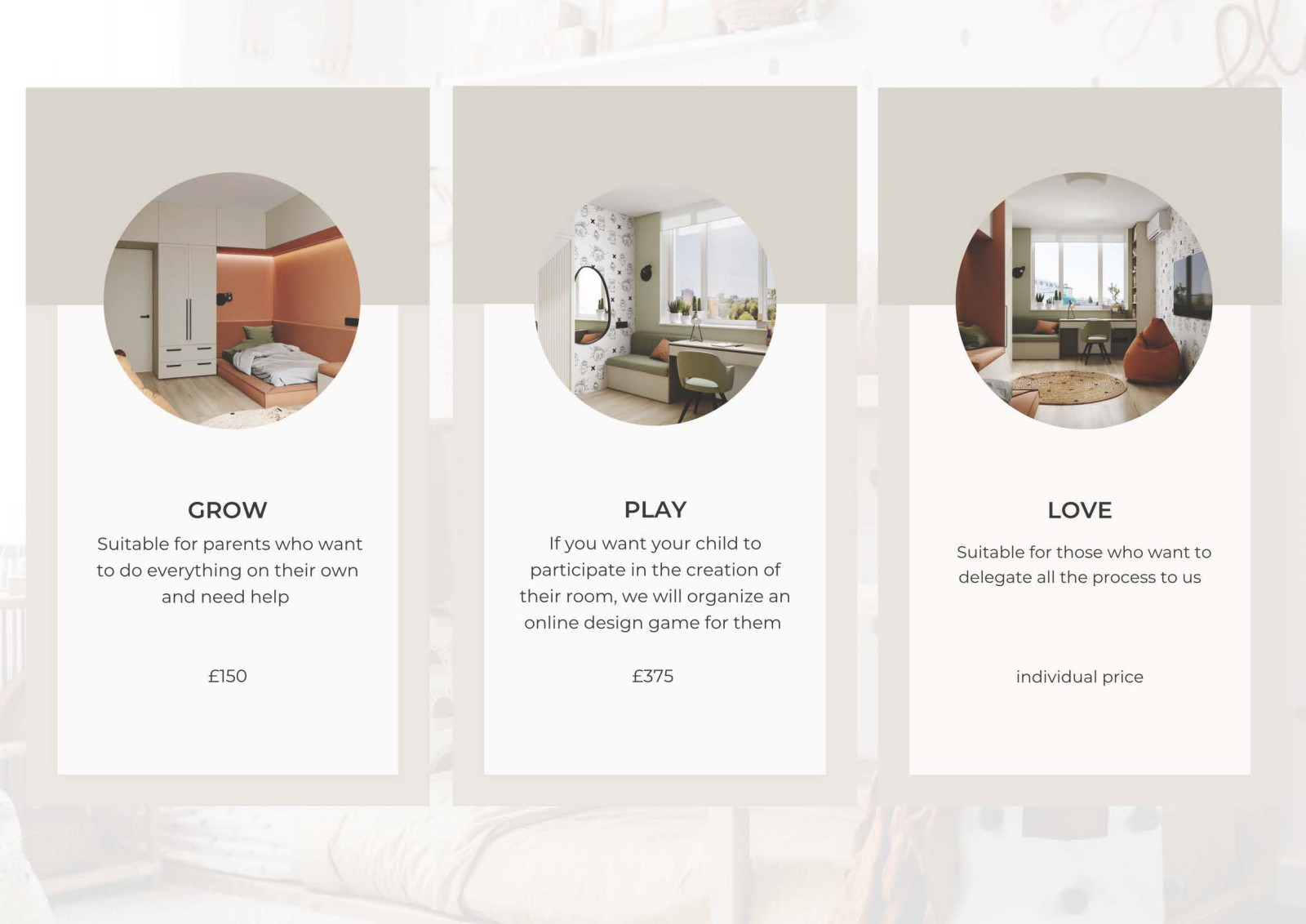 Online Design Packages