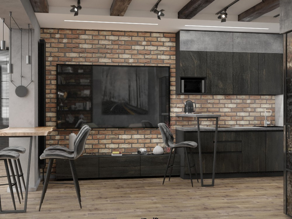 Однокомнатная квартира в стиле Лофт