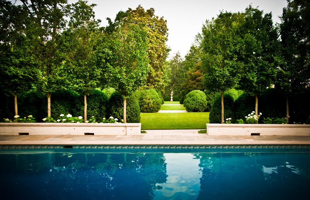 Design ideas for a traditional rectangular pool in Nashville.