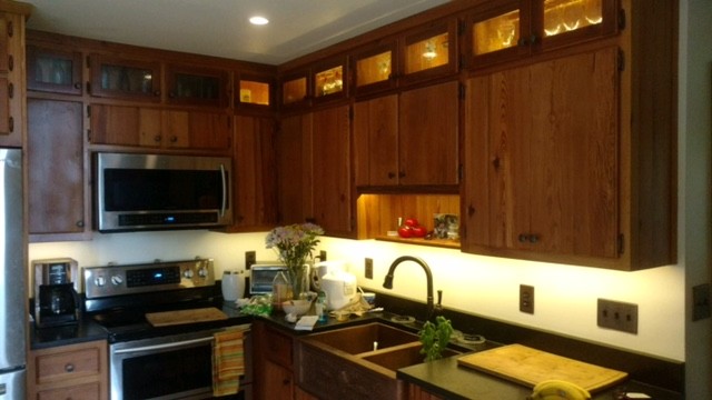 Heart Pine Cabinetry