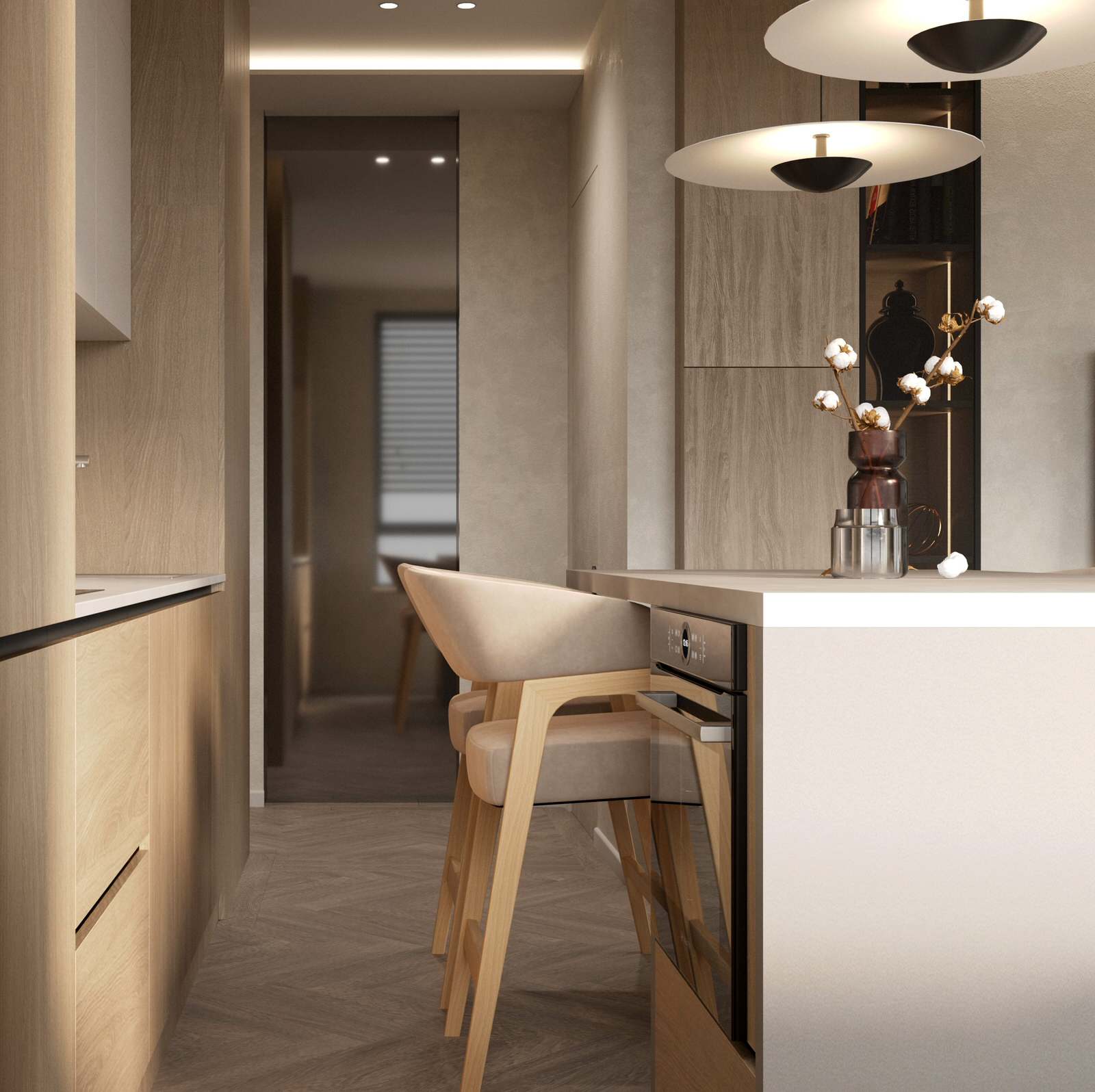 Минималистичная квартира с японской эстетикой