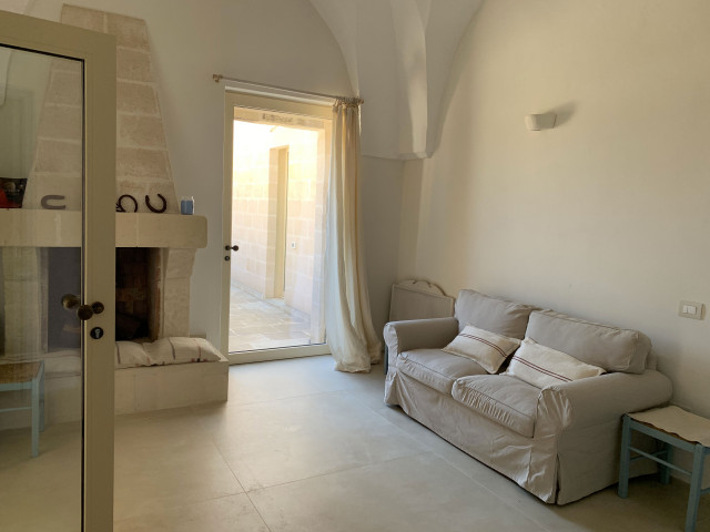 Masseria Cuturi - Agriturismo medelhavsstil-vardagsrum