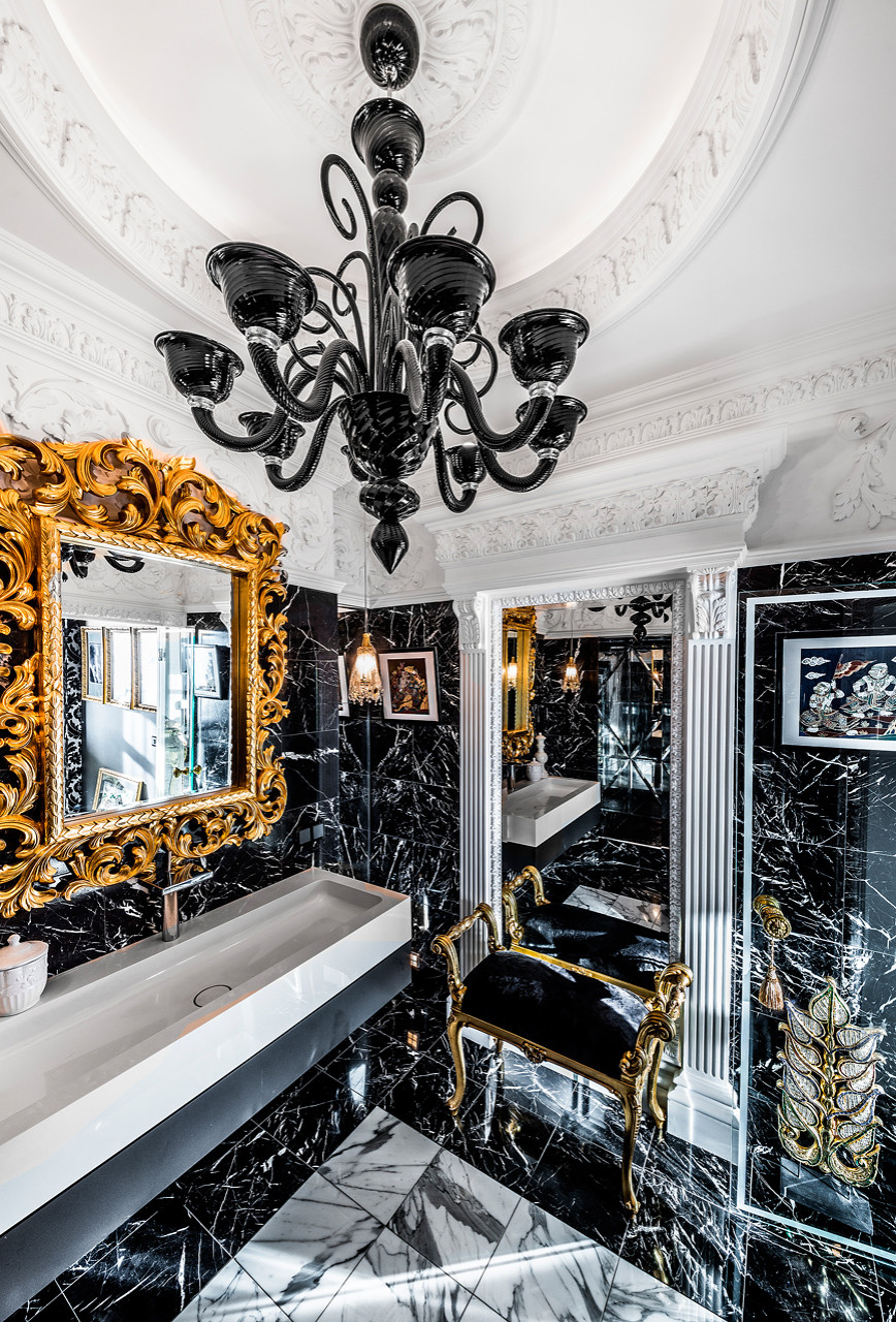 Съёмка интерьера квартиры в стиле фьюжн.