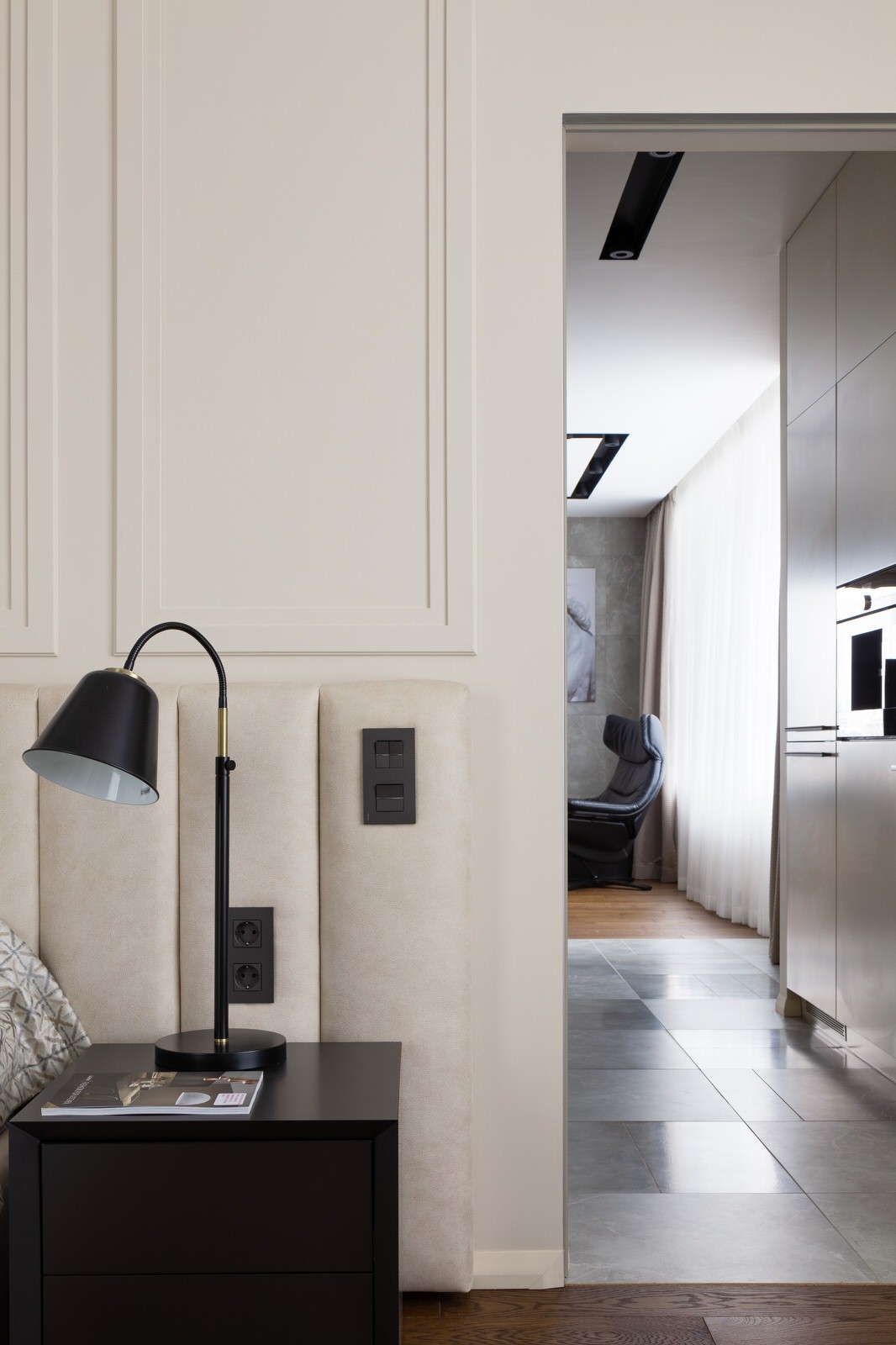 Интерьер квартиры R18-R19 в комплексе апартаментов Radius Central House