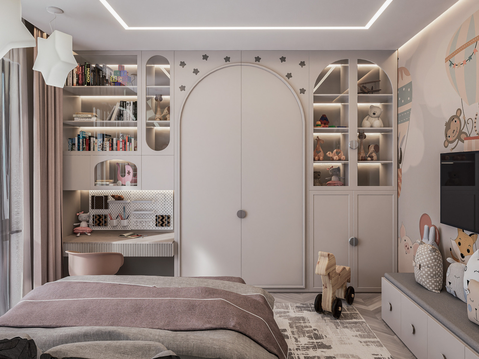 Дизайн-проект четырехкомнатной квартиры 99 м²